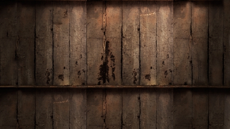 Lit Brown Wall - grunge, concrete, wall, brown