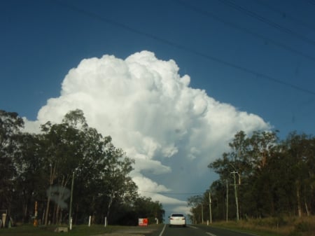 Cloud Monster - fluffy, nature, photography, cloud, sky