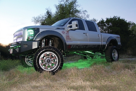 2011 Ford F-250 - Ford, Green Neon, Truck, Lift