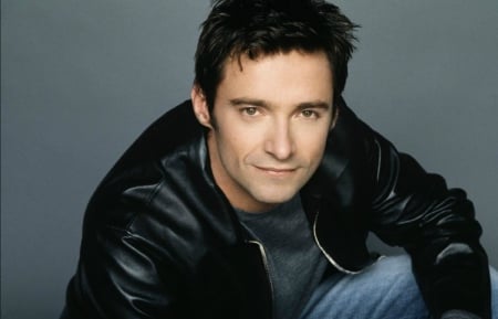 Hugh Jackman - hugh jackman, man, blue, actor, black, jacket