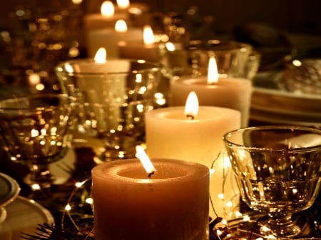 CANDLE LIGHT - christmas, holiday, new year, candle, light