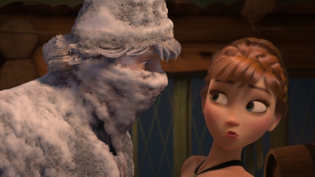 Frozen (2013) - ice, anna, girl, movie, man, disney, funny, frozen