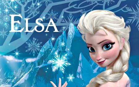 Frozen (2013) - princess, snowflake, movie, girl, winter, white, queen, blue, elsa, disney, frozen