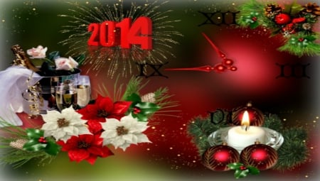 ~*~ 2014 ~*~ - decoration for the holidays, new year greetings, 2014, happy new year