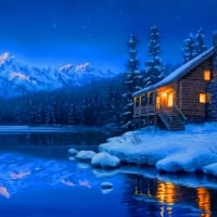 Winter cabin