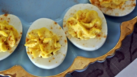 Deviled Eggs - eggs, boiled eggs, Deviled Eggs, deviled, hard boiled eggs