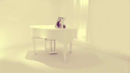 Empty Rooms... - room, abstract, piano, window