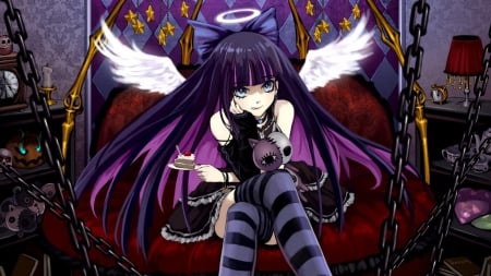 Dark Angel - anime, girl, dark, angel