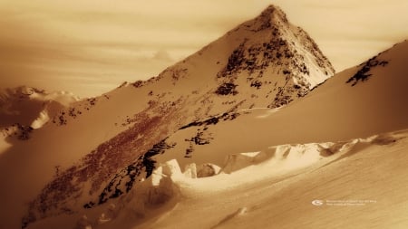 Mountain Glacier by Stewart Hamilton - Helicopter, British Columbia, Mountains, Helisnowboarding, Heliskiing, Powder, Skiing, Heli-skiing, Crescent Spur, Glacier, Snow, Heli-snowboarding