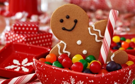 Christmas treats - food, ginger bread, Christmas, candy