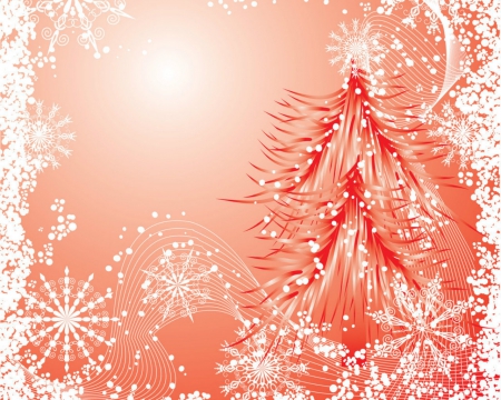 Christmas tree - christmas, vector, art, tree