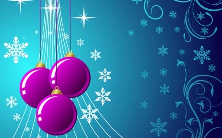 Merry Christmas - vector, Christmas, art, balls