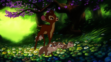 Bambi - movie, forest, deer, disney