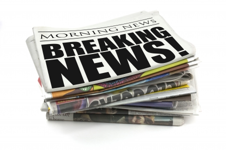 Breaking News - newspaper, news story, breaking news, news