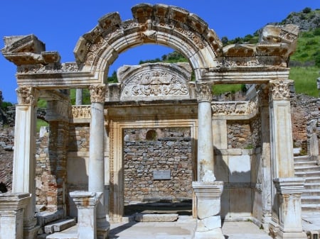 Hadrian Temple, Italy - hadrian, ancient, italy, temple