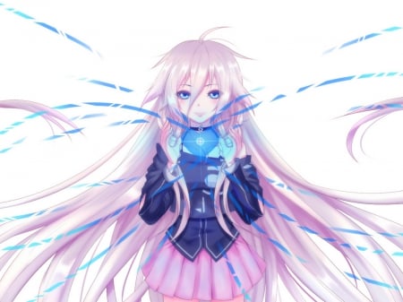 IA's love energy - long hair, cute girl, ia, pretty girl, vocaloid 3