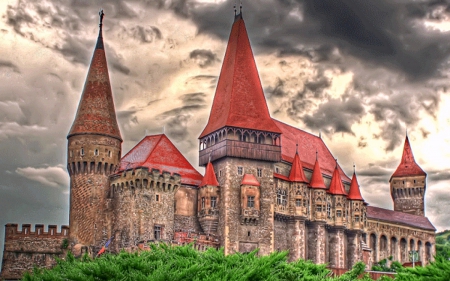 Hunyad Castle, Romania - Romania, Historic, Castle, Medieval