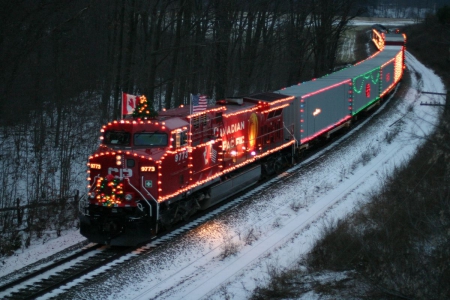 Christmas Train - christmas, vehicles, trains, holidays