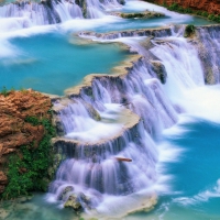 Gorgeous cascade waterfalls