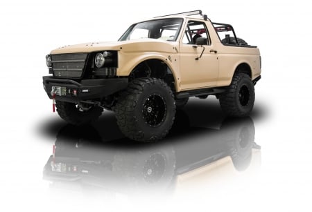 1991-Ford-Bronco - Ford, 1991, Black Rims, Roll Cage