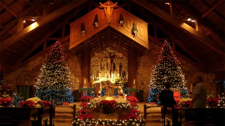 Christmas Church - christmas in church, church at christmas, christmas church, church