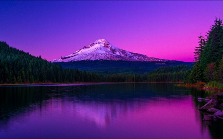 Mt. Hood, Oregon at Sunset