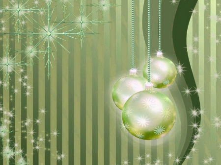 Christmas beauty - glitter, balls, christmas, gren