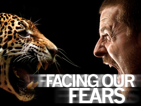 fear - leopard, rage, scared, man