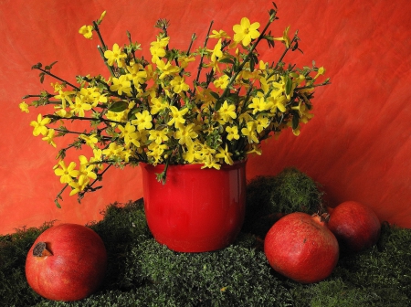 *** Yellow bouquet *** - flowers, bouquet, yellow, nature