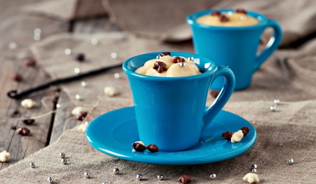 White Chocolate - chocolate, cups, with love, cup