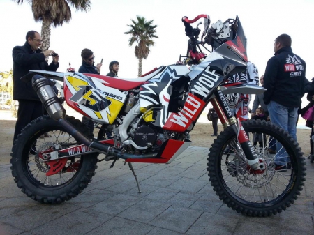 Honda CRF 450 - dakar, bike, ride, rally