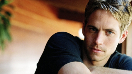 Paul Walker - handsome, male, man, blue eyes, actor, paul walker, black