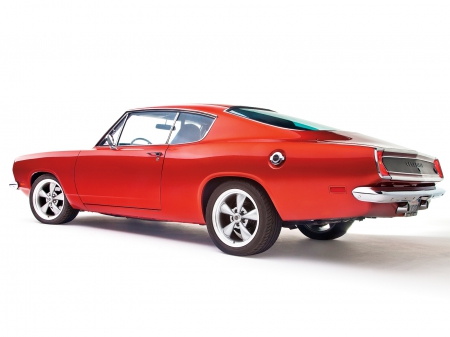 1969-Plymouth-Barracuda - Red, Mopar, 1969, Classic