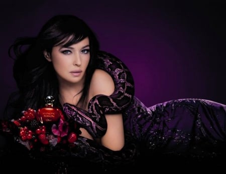 Lady - purple, perfume, lady, model