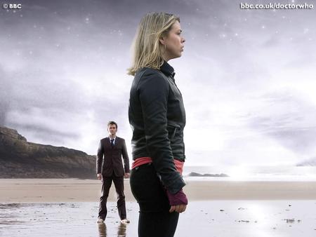 Beach Farewell  - sci fi, scifi, bbc, david tennant, billie piper, doctor who