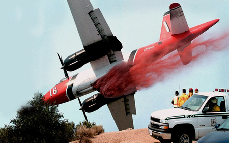 Fire Bomber - fire bomber, forest fires, aerial firefighting, p-2 neptune, retardant