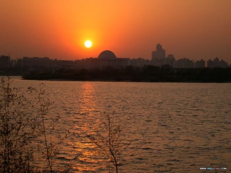 sunset - beautiful, sky, nature, sunset