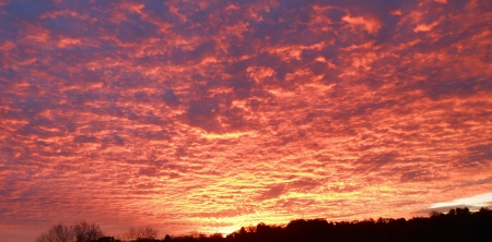 NC Sunrise - rising, morning, sun, clouds