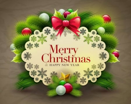 Merry Christmas - 3D and CG & Abstract Background Wallpapers on Desktop ...