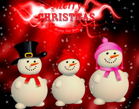 Smiling snowmen - mood, snowmen, winter, beautiful, snow, photoshop, lovely, sweet, christmas, colorful, new year, cute, friends, background, smiling