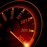 New Year Speedometer