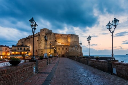 Castle dell-Ovo Naples Italy - 04, 2013, image, 12, italy, castle