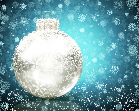 Happy Holiday - Christmas, balls, snow flakes, decor