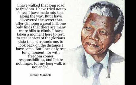 A Great Man - south africa, people, men, nelson mandela, president