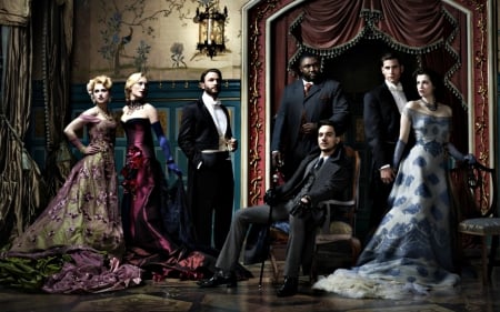 Dracula (2013) - red, dracula, people, actress, tv series, actor, vampire, dress