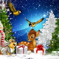 Bambi and Thumper Christmas