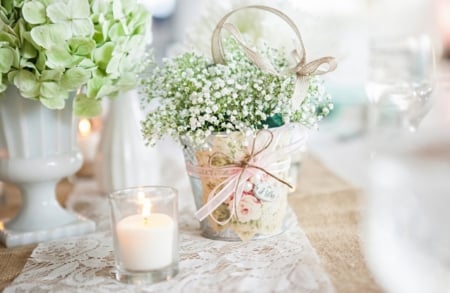 :) - flowers, basket, nature, soft