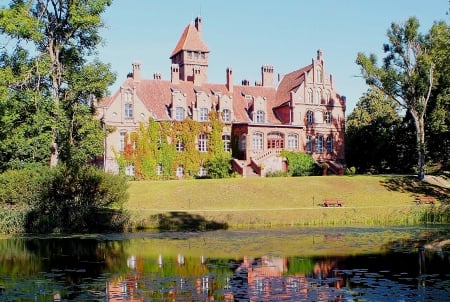 Jaunmokas Castle. - architecture, houses, art, history