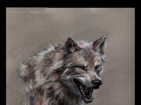 artwork wolves - abstract, artwork wolves, wolf, majestic, canine, friendship, grey wolf, nature, arctic