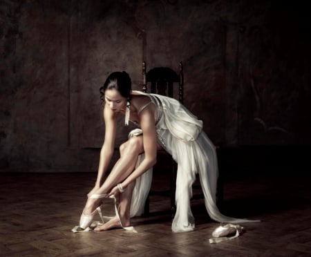 Ballet lady - ballerina, image, color, new, wallpaper